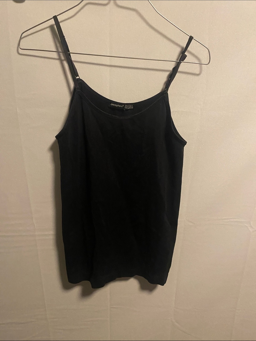 Atmosphere Black Adjustable Strap Camisole